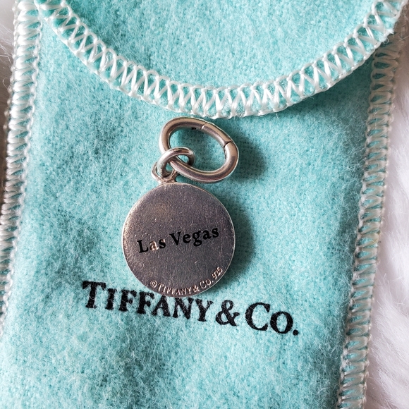 RARE Auth Tiffany & Co. Las Vegas Poker Chip Charm - Picture 6 of 12